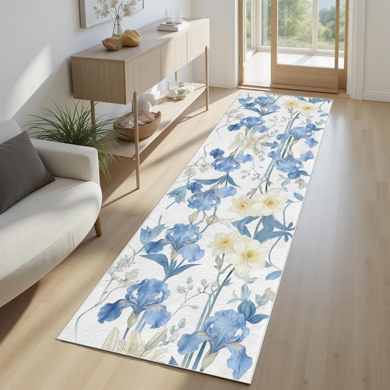Hall Commercial Printing - Tapete Floral Elegante com Estampa de