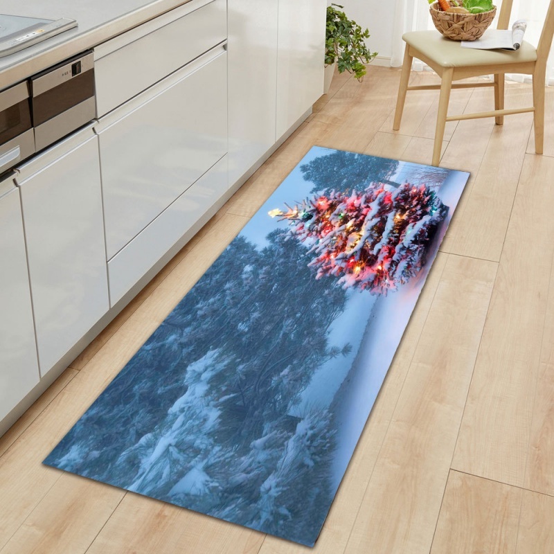 Hall Commercial Printing - Tapete Longo Estampado com Paisagem de