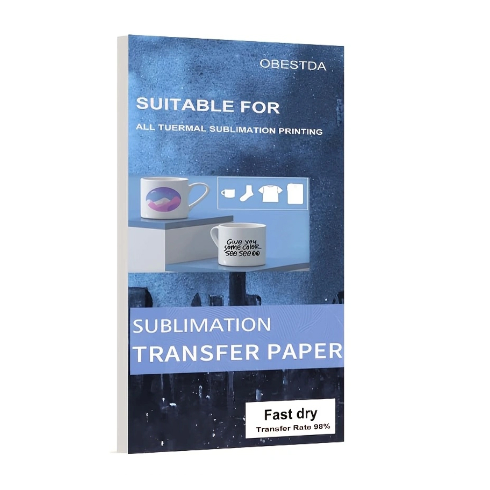 Printable Heat Transfer Vinyl - 100 folhas de papel de transferência