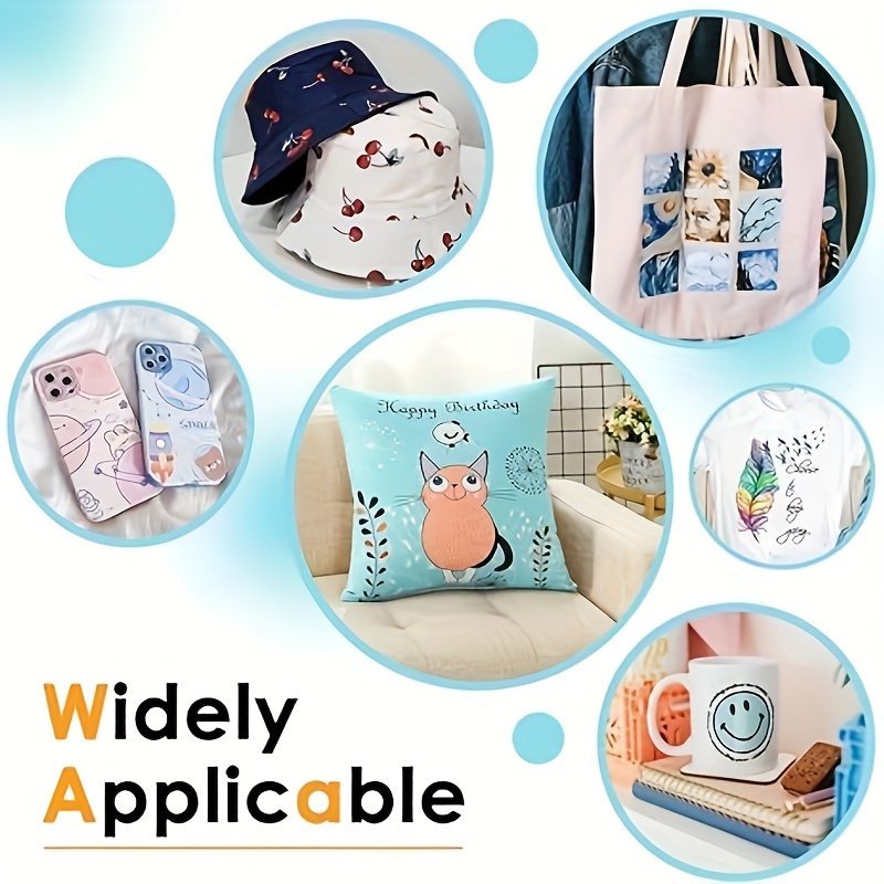 100 Folhas de Papel de Sublima - Printable Heat Transfer Vinyl avaliação e preço