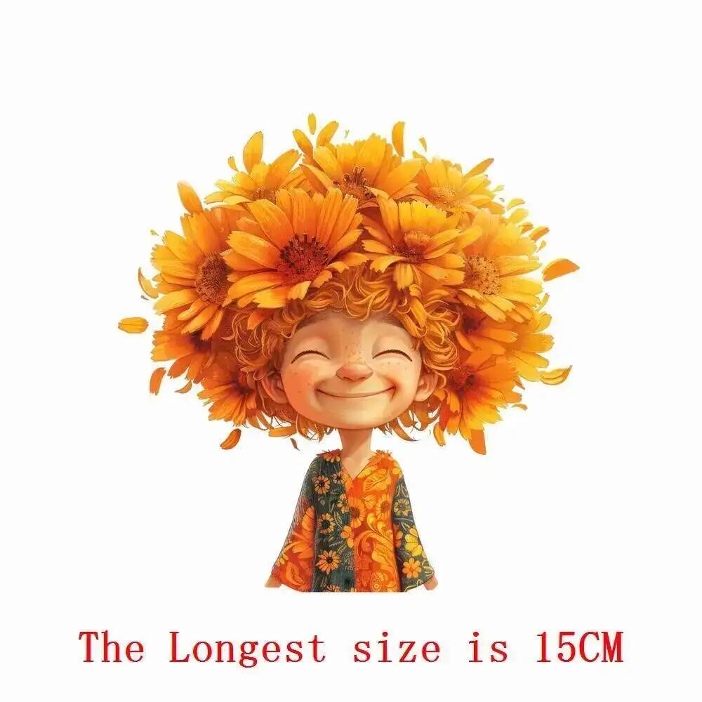 15cm criativo espírito da flor - Printable Heat Transfer Vinyl avaliação e preço